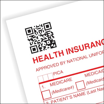 ComplyRight 1-Part Continuous CMS-1500 Health Insurance Claim Form (02/12), 2,500/Pack (CMS121)