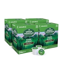 Green Mountain Dark Magic Coffee, Keurig® K-Cup® Pods, Dark Roast, 96/Carton (4061)