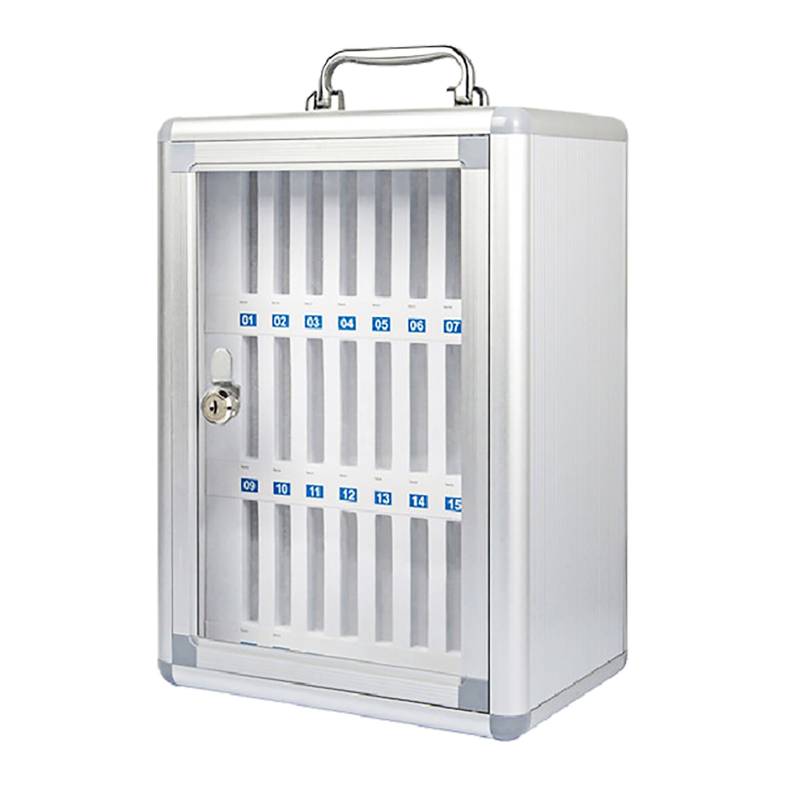 Kore Design Cell Phone Storage Wall Mount Aluminum Lock Box, 11 x 15.7, Aluminum (KD-CS24R1)