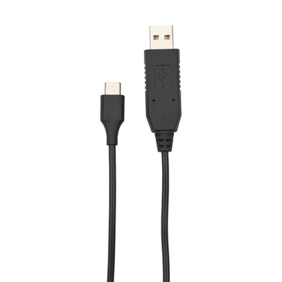 Cobra USB-C to USB-A Cable for Cobra® Performa Business & TrailBlazer GMRS Handheld Radios, Black (0010081-1)