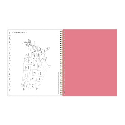 2026 Blue Sky Fly By 8.5" x 11"  Weekly & Monthly Planner, Plastic Cover, Multicolored (140195-26)