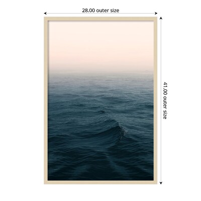 Amanti Art Ocean 5 by Ian Winstanley Wood Framed Wall Art Print, 28" x 41" (A42677389355)