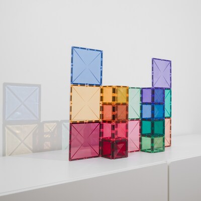 Connetix Magnetic Tiles Pastel Square Pack, 40 Pieces (CNTP00040SQ)