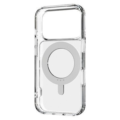 TUFF8 Glide360 MagSafe Phone Case for iPhone 18 Pro with XYST Extendable Dash Mount, Clear/Black (KITLIBBWR18PR01)