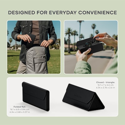 Satechi Vegan-Leather FindAll Glasses Case, Black (ST-LFAGCK)