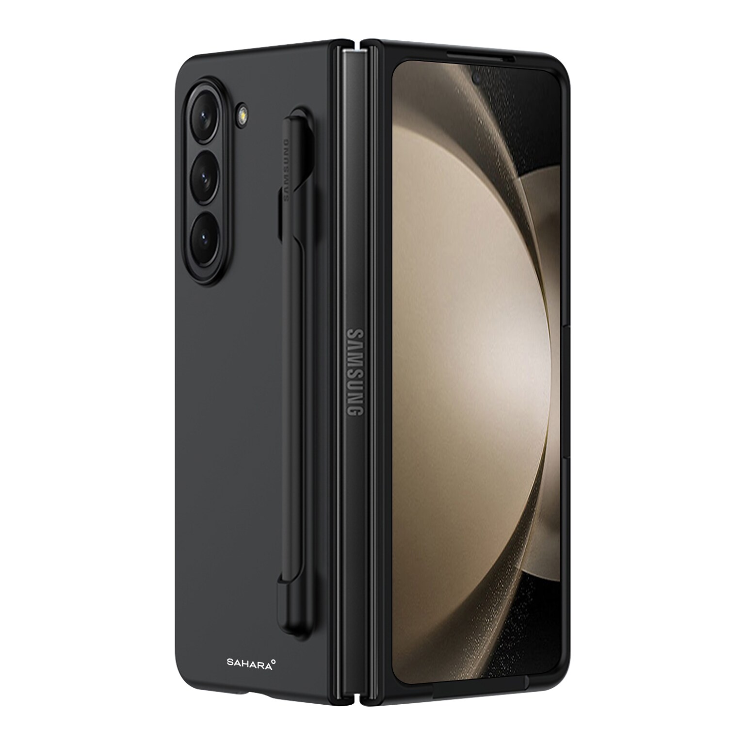 SaharaCase Venture Phone Case for Samsung Galaxy Z Fold6, Shock Absorbing, Scorpion Black (CP00596)