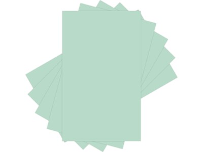 Lettermark Colors 30% Recycled 8.5 x 14 Colored Paper, 20 lbs., Green, 500 Sheets/Ream (94306RM)