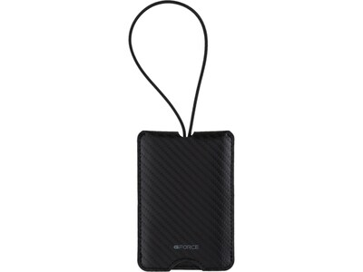 G Force XPLORER RFID Passport Holder, Carbon Black, 4/Set (26719-CARBON)