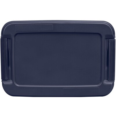 Clear Storage Bin with Blue Latch Lid, 8L, Sold by at Home