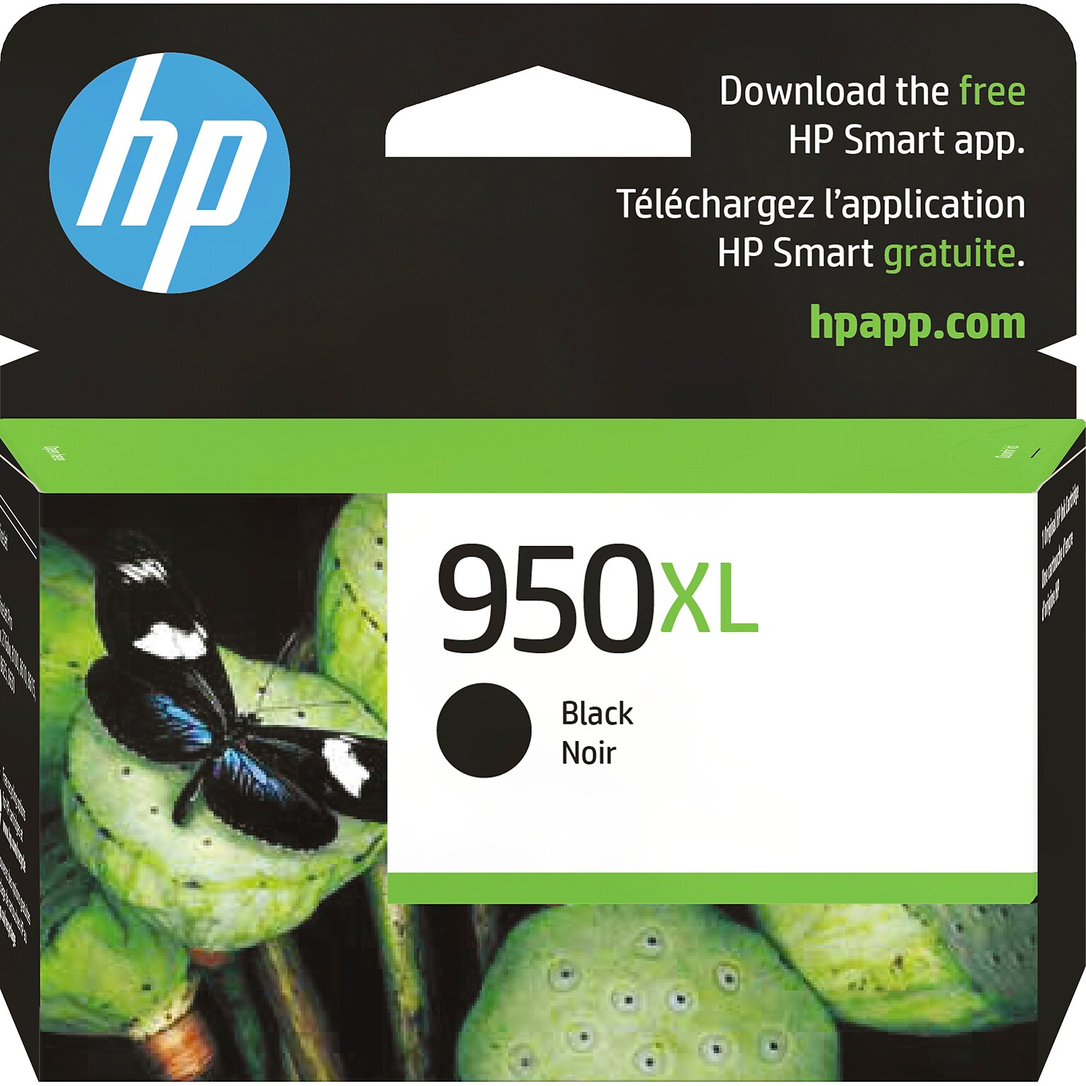 HP 950XL Black High Yield Ink Cartridge, Prints Up to 2,300 Pages (CN045AN#140)
