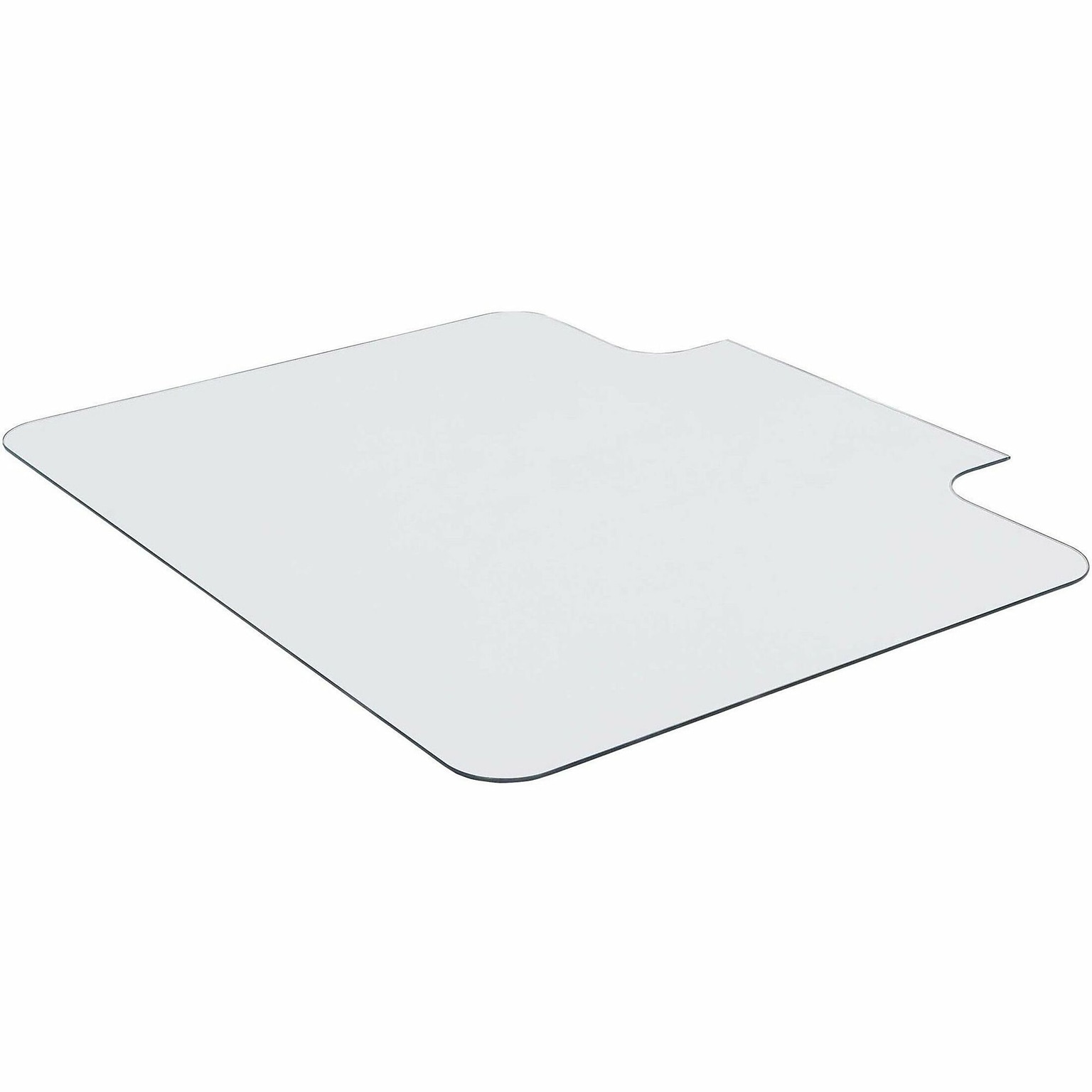 Lorell Tempered Glass Chairmat with Lip (LLR82836)