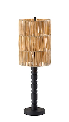 Adesso Norfolk 30H Incandescent Table Lamp, Black (4355-01)
