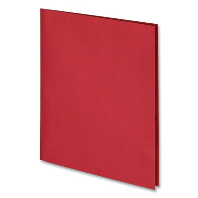 Oxford® Extra-Large Twin Pocket Portfolio, Red