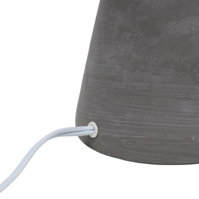 Simple Designs Pinnacle Concrete Table Lamp, Gray (LT2059-GRY)