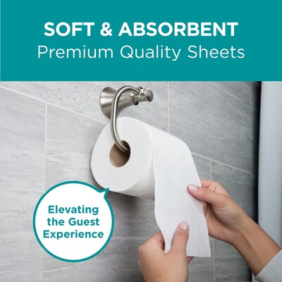 Angel Soft Professional Series Recycled Toilet Paper, 2-Ply, White, 450 Sheets/Roll, 40 Rolls/Case (16840)
