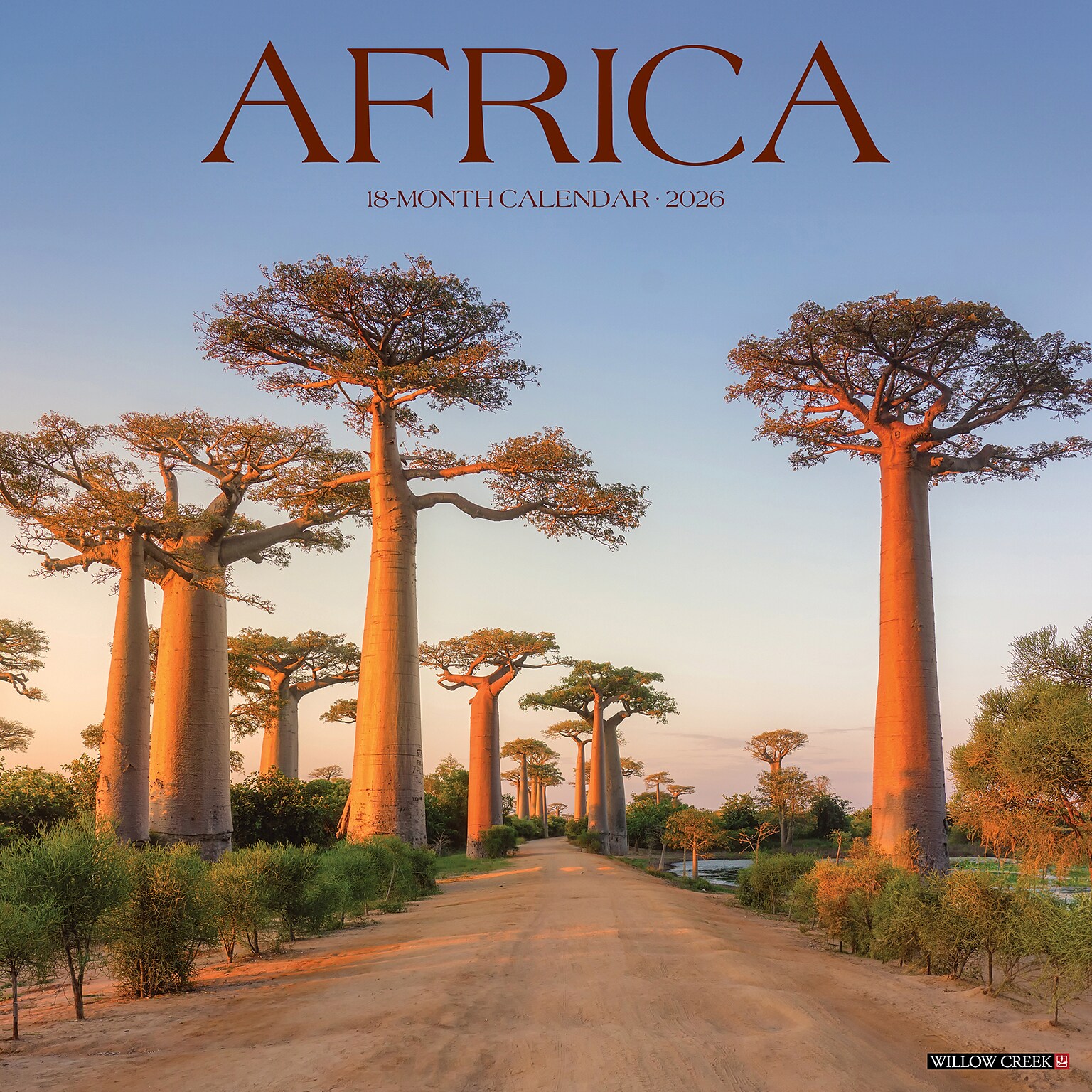2026 Willow Creek Africa 12 x 12 Monthly Wall Calendar (55632)