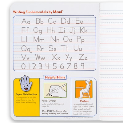 Mead Grades K-2 Primary Composition Notebook, 100 Sheets, Blue (09902)
