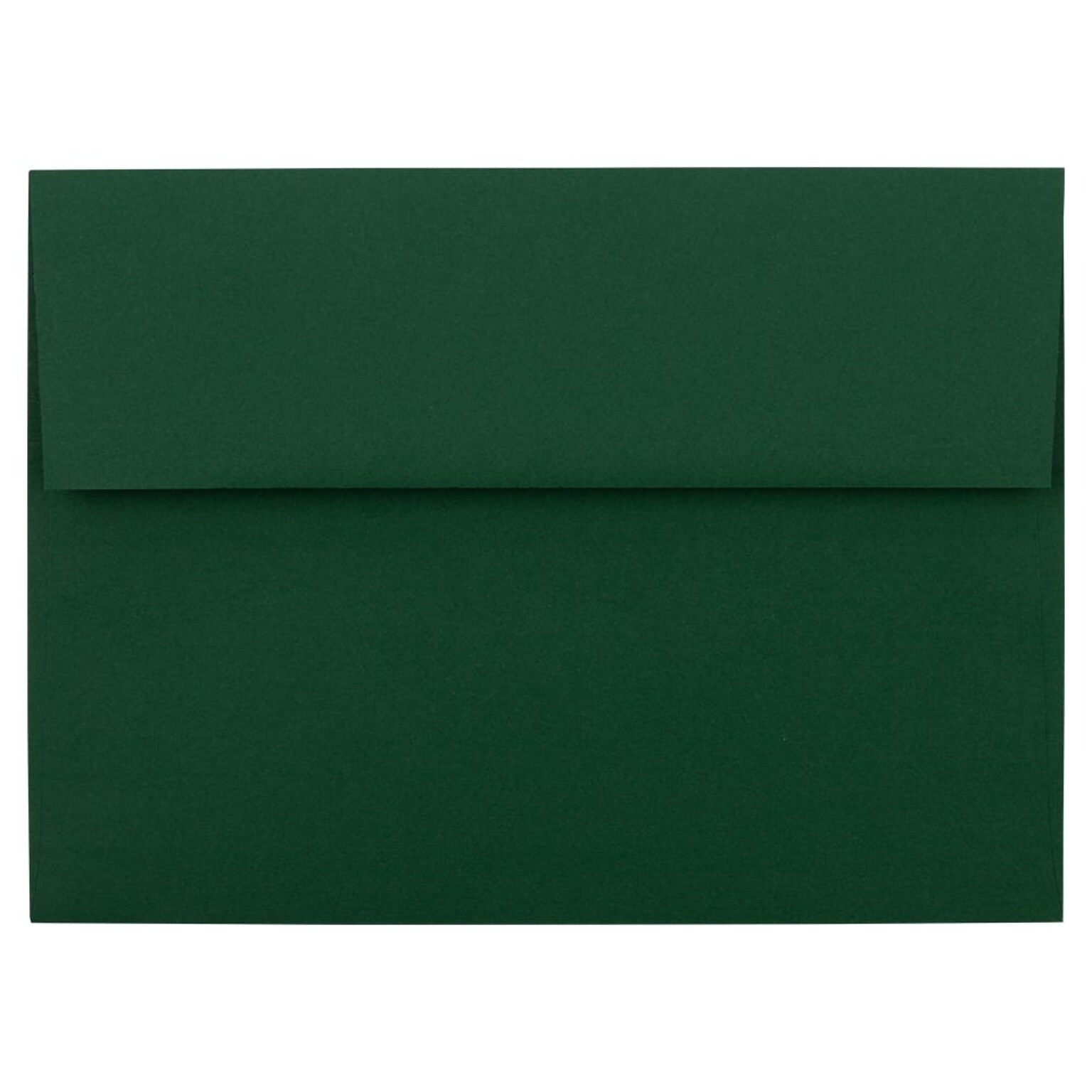JAM Paper A7 Envelope 5 1/4 x 7 1/4, Dark Green, 100/Pack (263917095d)