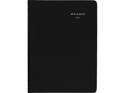 2024 AT-A-GLANCE DayMinder 8 x 11 Weekly Appointment Book, Black (G520-00-24)