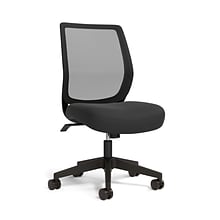 Union & Scale™ Essentials Ergonomic Fabric Swivel Task Chair, Black (UN56947)