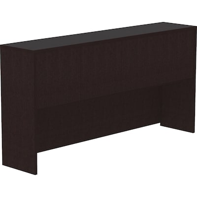 Lorell Essentials Series 72W Stack-on Hutch, Espresso (LLR18214)