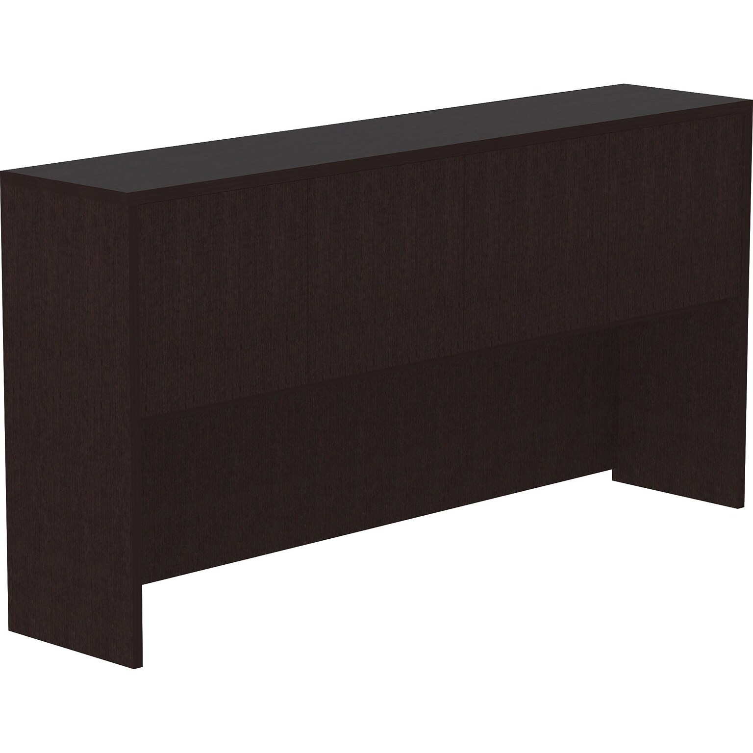 Lorell Essentials Series 72W Stack-on Hutch, Espresso (LLR18214)