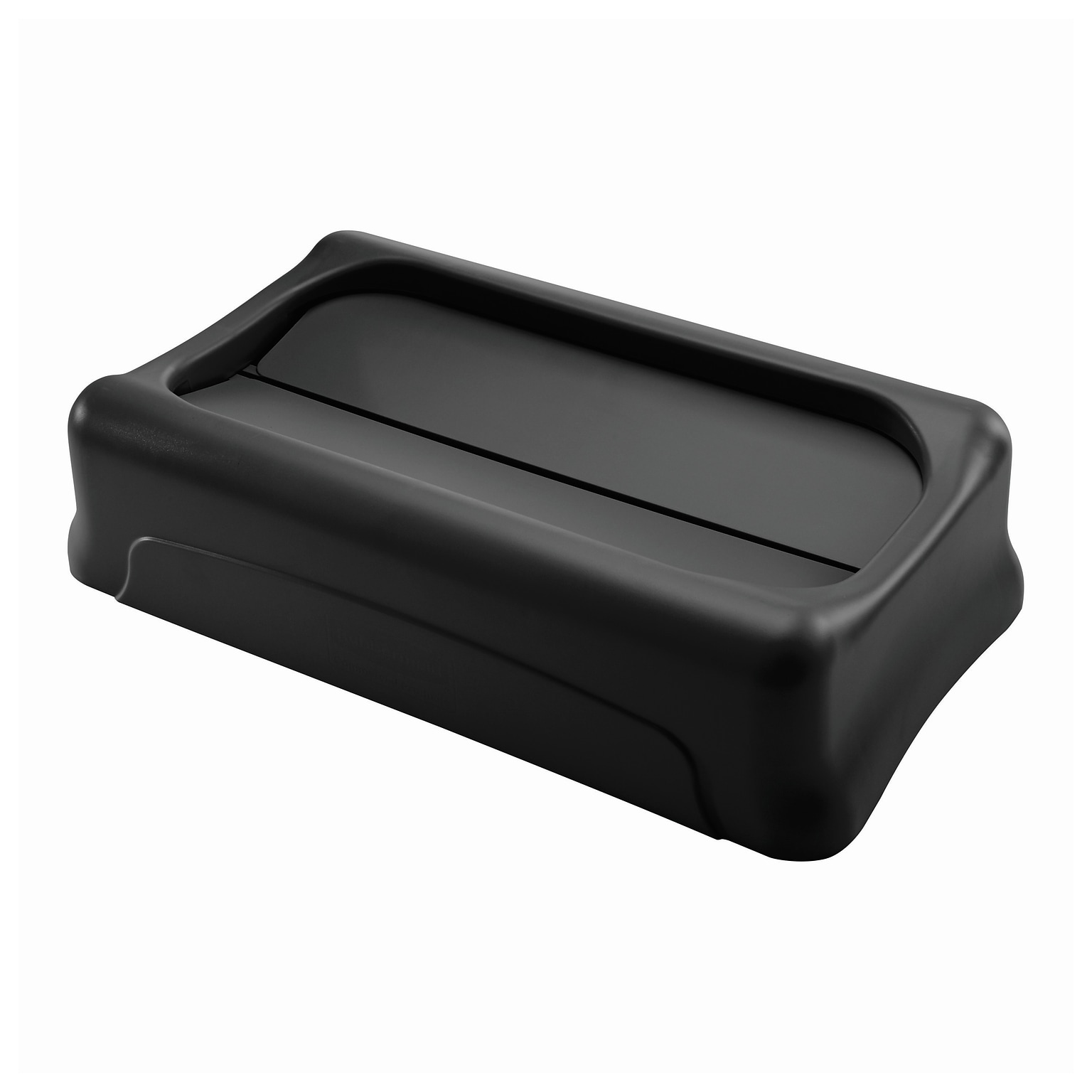 Rubbermaid Slim Jim Indoor Lid, Black Plastic, 23 Gal. (FG267360BLA)