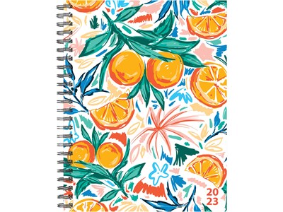 2023 Willow Creek Orange Citrus 8.5 x 11 Weekly Planner, Multicolor (30097)