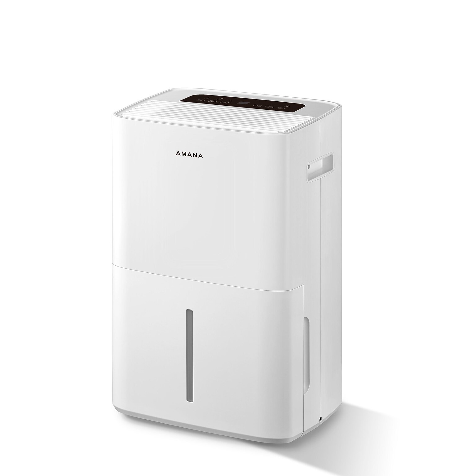 Amana Energy Star 50 Pint Portable Dehumidifier, 3 Speed, Covers up to 2,500 sq. ft., White (AMND501AW)