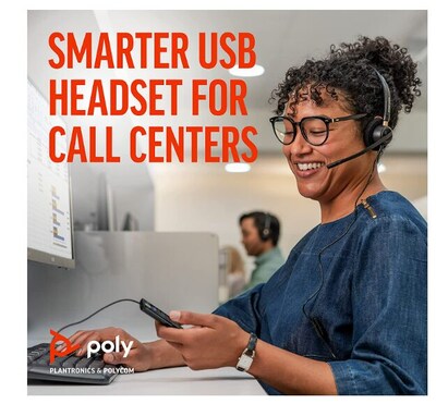 Poly EncorePro 525-M USB Dual USB-A Corded Headset (218275-01)