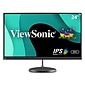 ViewSonic 24" 75 Hz LCD Monitor, Black (VX2485-MHU)
