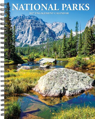 2027 Willow Creek National Parks 6.5 x 8.5 Weekly & Monthly Desk Calendar (64436)