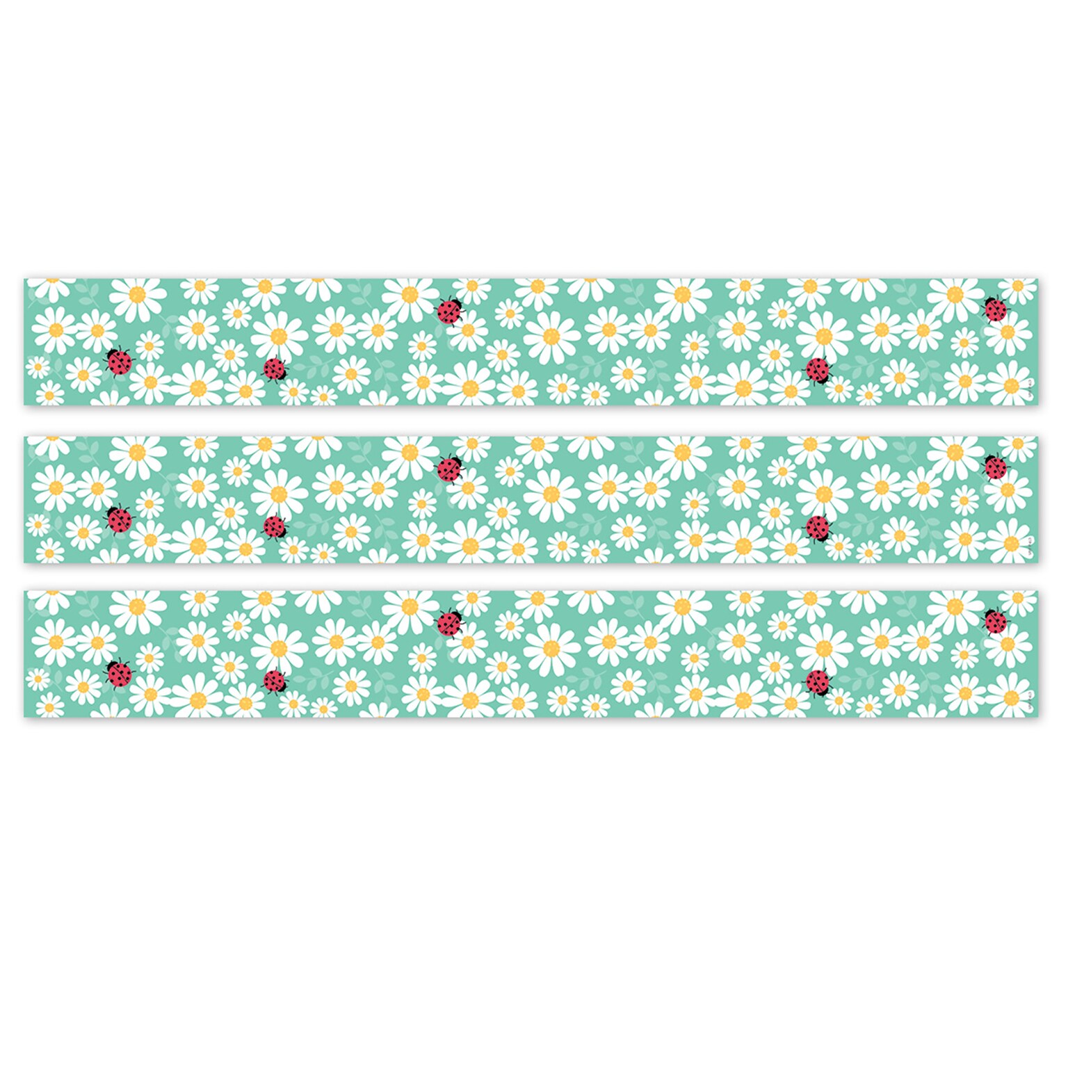 Creative Teaching Press Core Decor EZ Border, 3 x 2, Daisy Bug, 24/Pack, 3 Packs/Bundle (CTP11047-3)