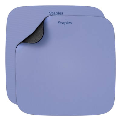 Staples TECH Non-Skid Mouse Pad, Lavender, 2/Pack (ST61815)