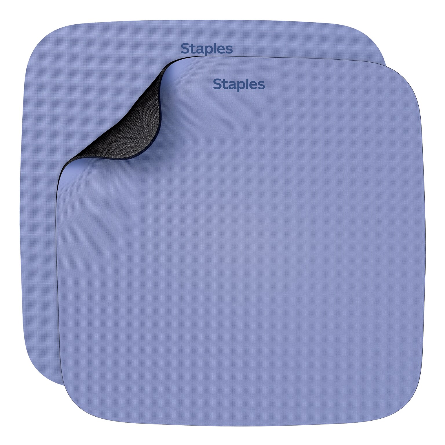 Staples TECH Non-Skid Mouse Pad, Lavender, 2/Pack (ST61815)