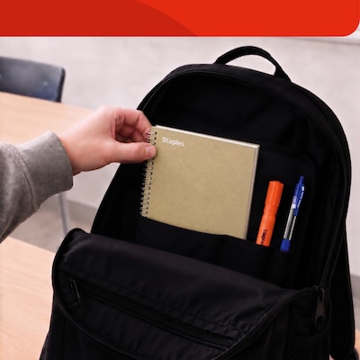 Sustainable Earth by STAPLES Wirebound 1-Subject Notebook, 9.5” x 6”, College Ruled, Brown