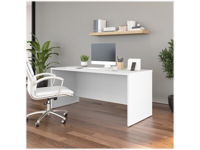 Bush Business Furniture Studio C 66W Office Desk, White (SCD166WH)