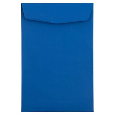 JAM Paper Catalog Envelope 6 x 9, Presidential Blue, 50/Pack (363913003FI)