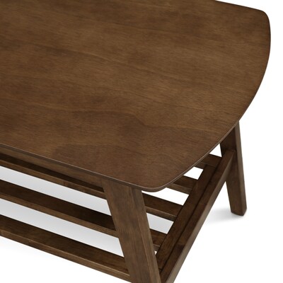 ClickDecor Gaines Coffee Table, Brown (FUTB10128A)