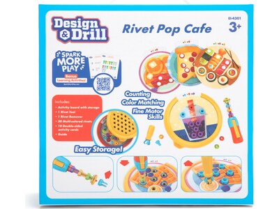 Educational Insights Design & Drill Rivet Pop Cafe Designer Set (4301)