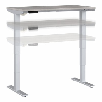 Bush Business Furniture Move 40 Series 28-48 Adjustable Standing Desk, Platinum Gray/Cool Gray Met