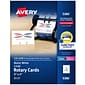Avery Rotary Cards, White, 150/Box (5386)