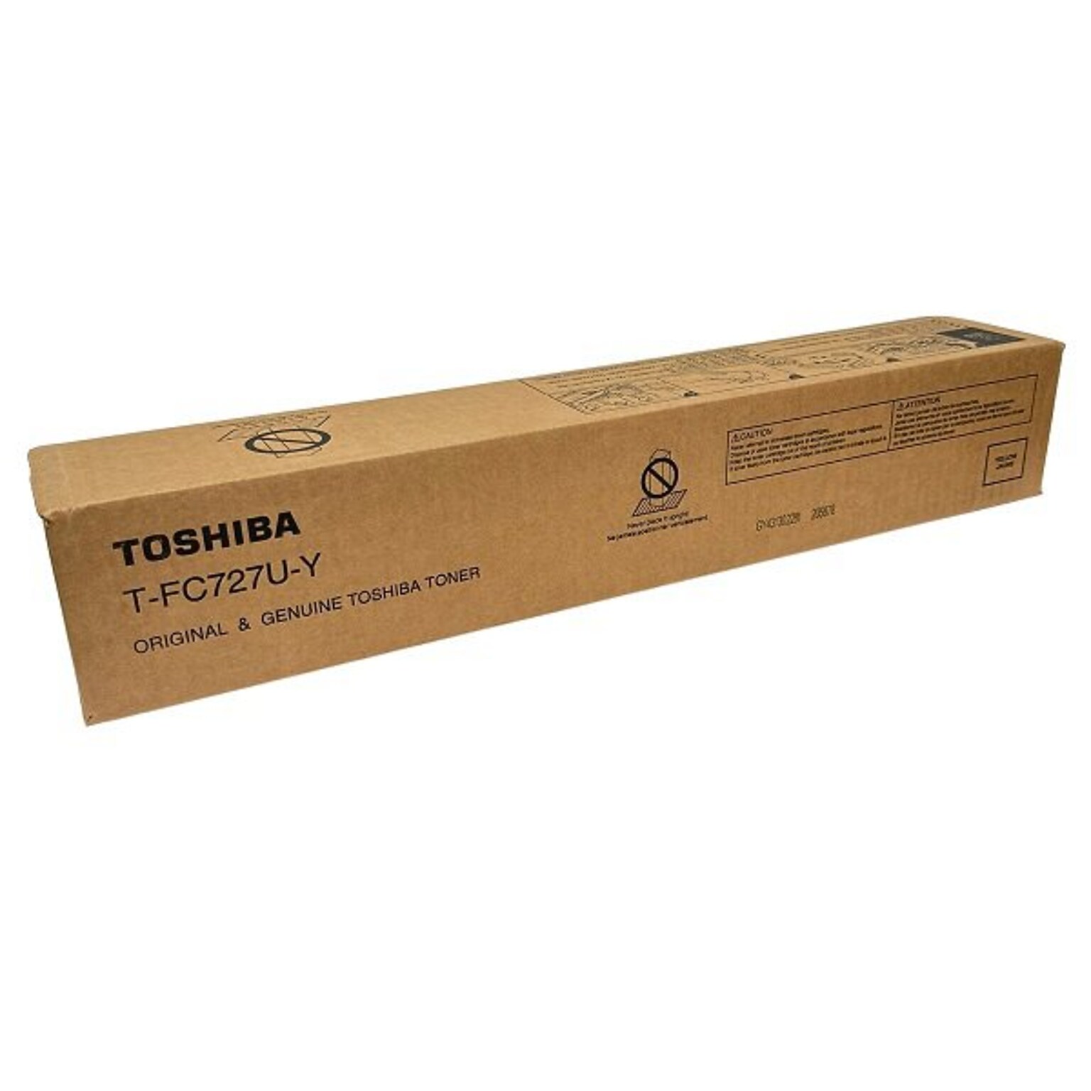 Toshiba TFC727UY Yellow Standard Yield Toner Cartridge, Prints Up to 39,200 Pages (T-FC-727UY )