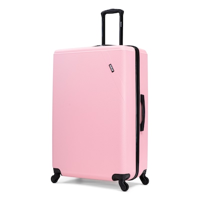 DUKAP Discovery 33.66 Hardside Suitcase, 4-Wheeled Spinner, TSA Checkpoint Friendly, Silver (DKDIS00XL-SIL)