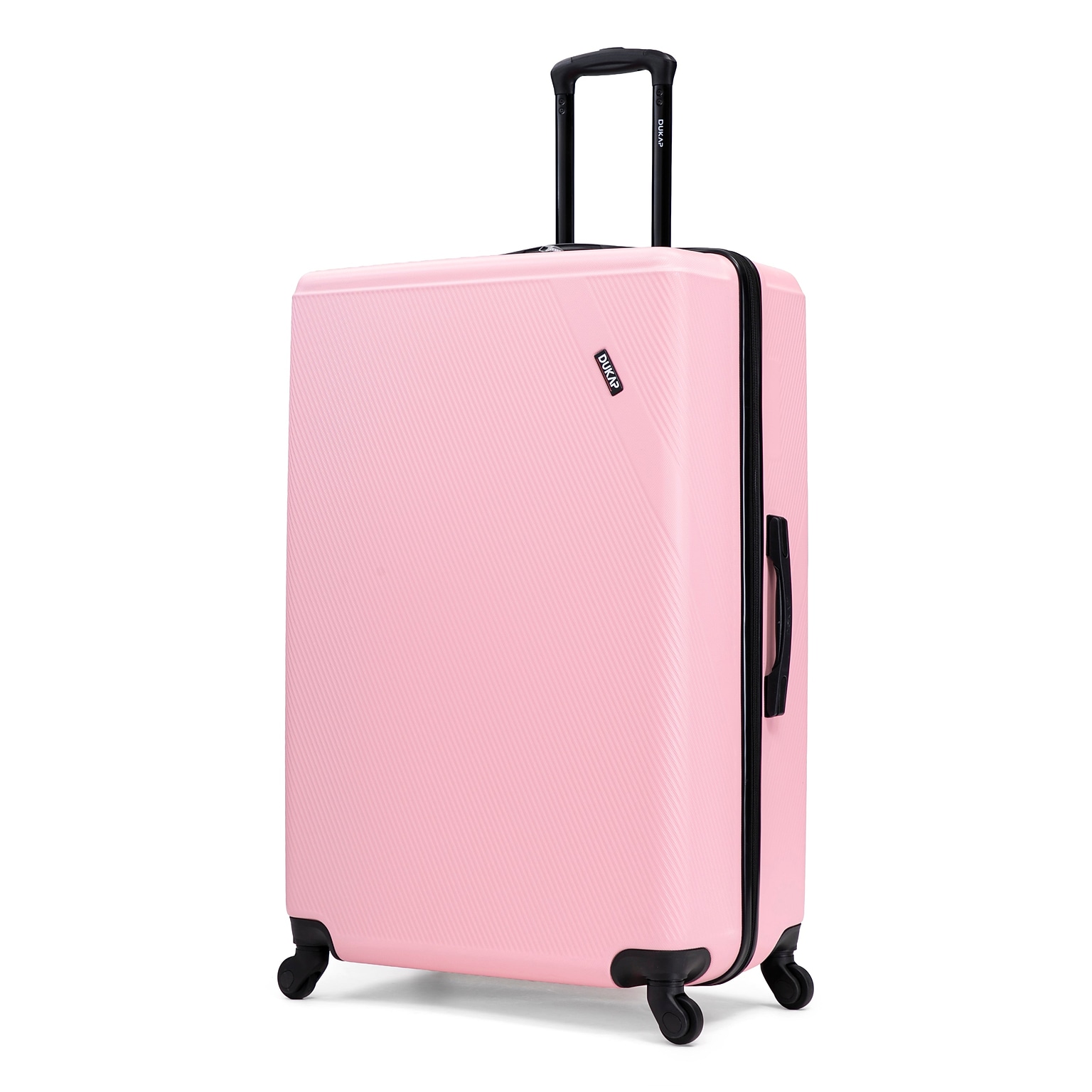 DUKAP Discovery 33.66 Hardside Suitcase, 4-Wheeled Spinner, TSA Checkpoint Friendly, Silver (DKDIS00XL-SIL)