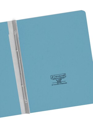 Smead Premium Pressboard 2-Prong Report Cover, Letter Size, Blue (81052)