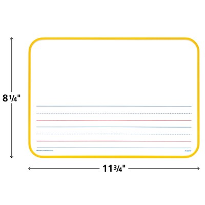 Teacher Created Resources Double-Sided Magnetic Show and Tell Early Writing Dry Erase Boards, 5/Pack (TCR77077)