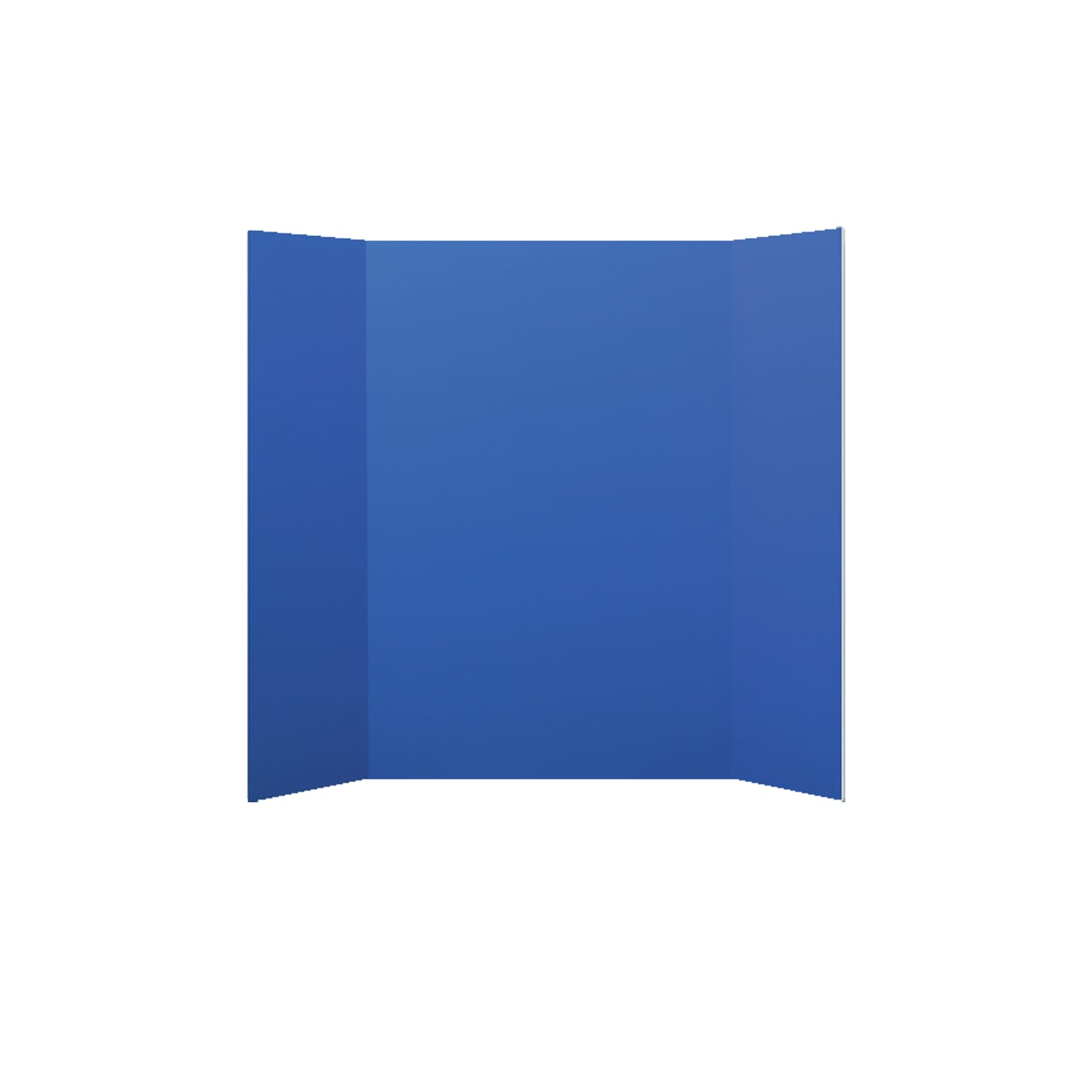 Flipside Tri-Fold Foam Board, 48 x 36, Blue, 3/Pack (30085-3)