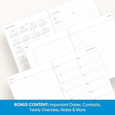 2027 Blue Sky 8.5" x 11" Monthly Planner, Black (160969)