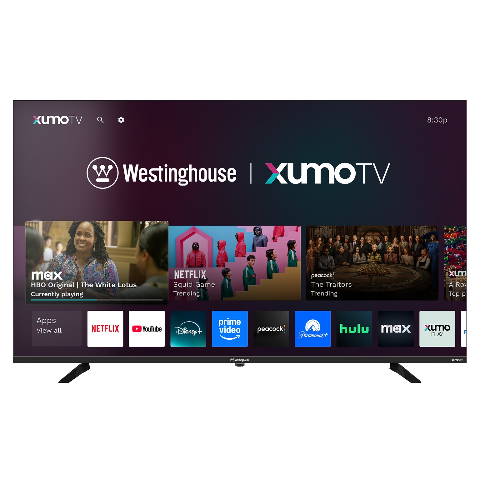 Westinghouse UX Series 55 Smart LED 4K UHD XUMO TV, Black (WX55UX4800)